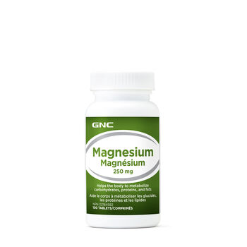 Magn&eacute;sium 250&nbsp;mg  | GNC
